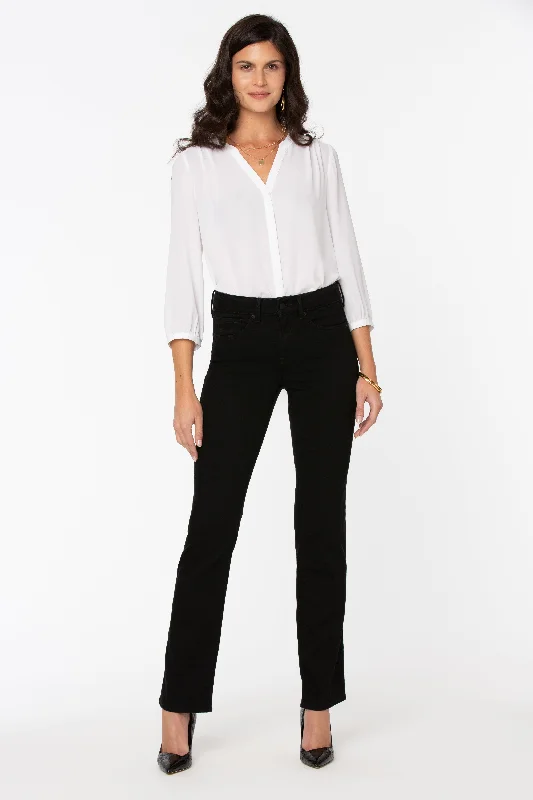 Diamond Series NYDJ - Marilyn Straight Jeans - Black - PETITE