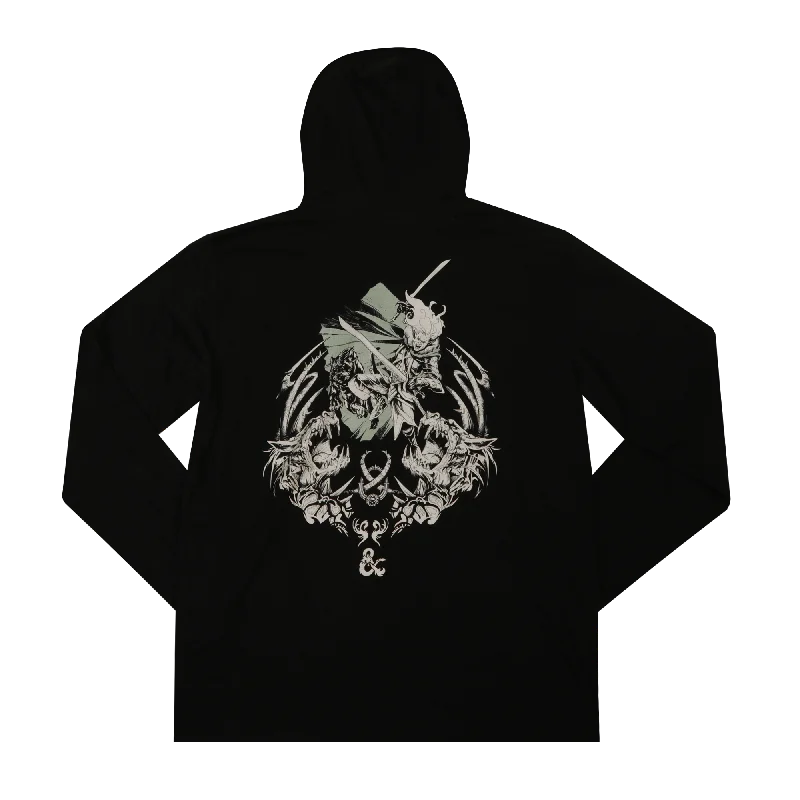 Simple Elegance Drizzt Drow Ranger Black Hoodie