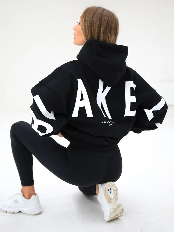 Elegant And Noble Isabel Oversized Hoodie - Black