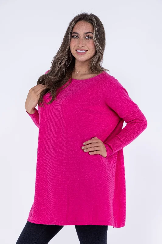 Elegant Design Always Welcome Women's Tunic Sweater