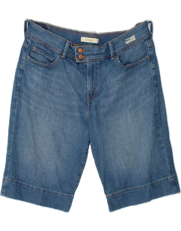 Casual Comfort LEVI'S Womens 515 Denim Shorts UK 14 Large W34 Blue Cotton