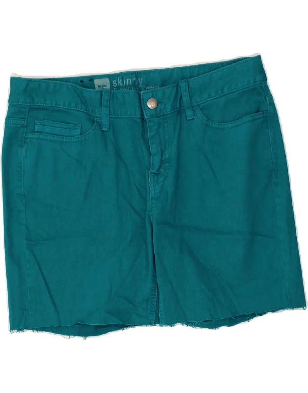 Romantic And Sweet MOSSIMO Womens Denim Shorts  US 10 Large W32 Green Cotton