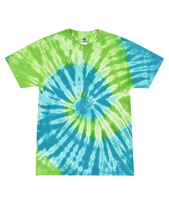 Effortless Dressing CD100Y - Tie-Dye Youth 5.4 oz 100% Cotton T-Shirt | St Lucia
