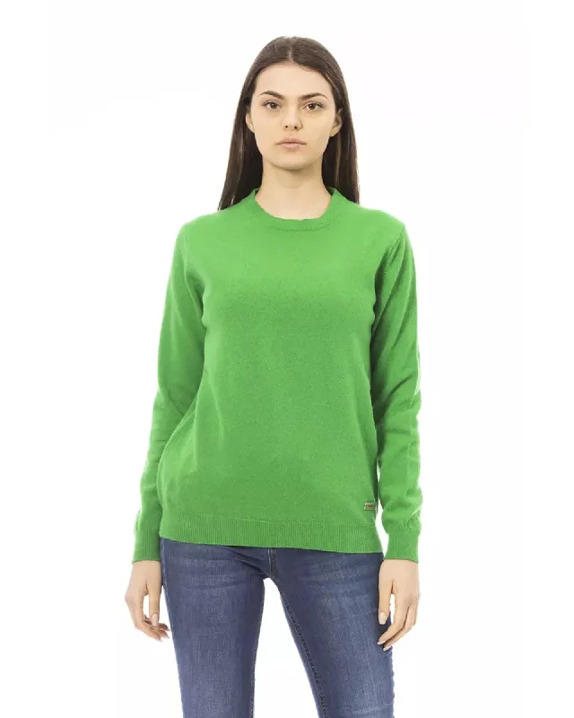 Hooded design Baldinini Monogram Long Sleeve Crewneck Sweater S Women