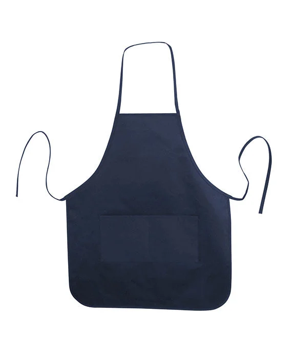 Unique Fashion LB5505 - Liberty Bags Heather NL2R Long Round Bottom Cotton Twill Apron | Navy Unique Fashion LB5505 - Liberty Bags Heather NL2R Long Round Bottom Cotton Twill Apron | Navy