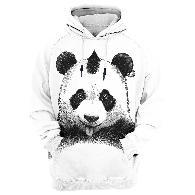 Versatile Wear Punk Panda Hoodie