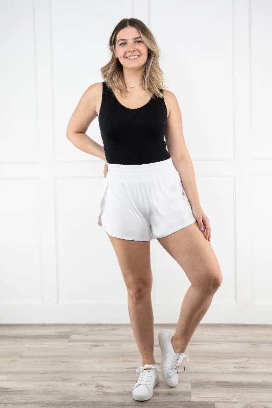 Basic Version Play To Win Women's Sporty High Waisted Shorts