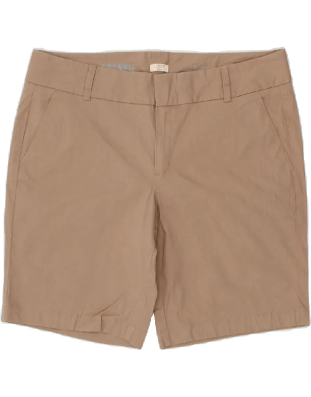 Simple Design J. CREW Womens Frankie Chino Shorts US 14 XL W38 Beige Cotton