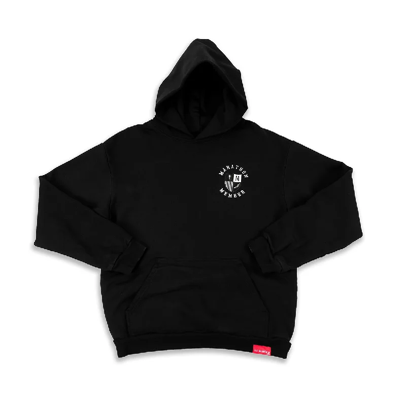 Modern Tailoring Marathon Members Hoodie - Black