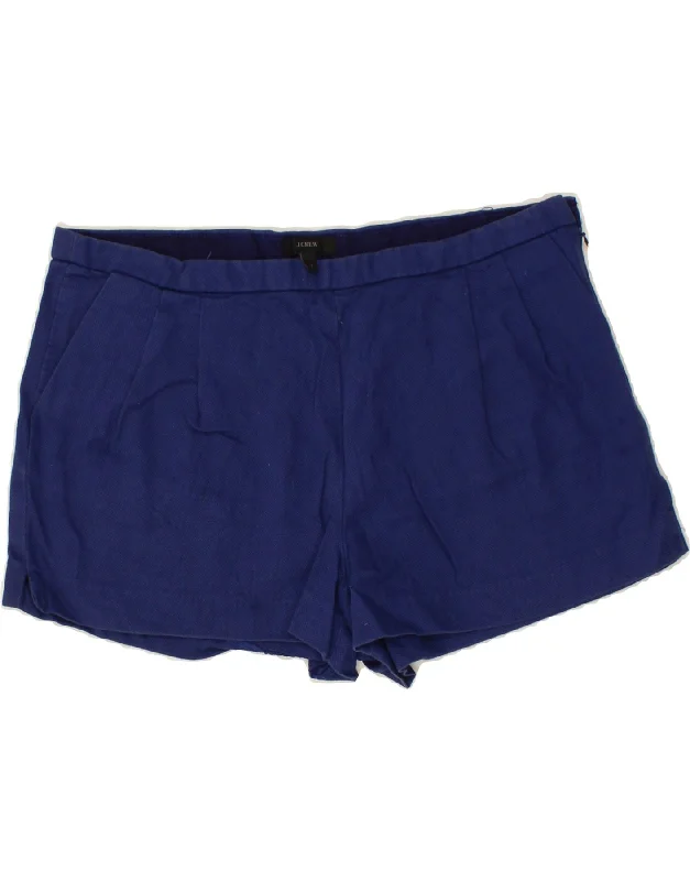 Multifunctional Style J. CREW Womens Chino Shorts US 12 Large W34  Navy Blue Cotton