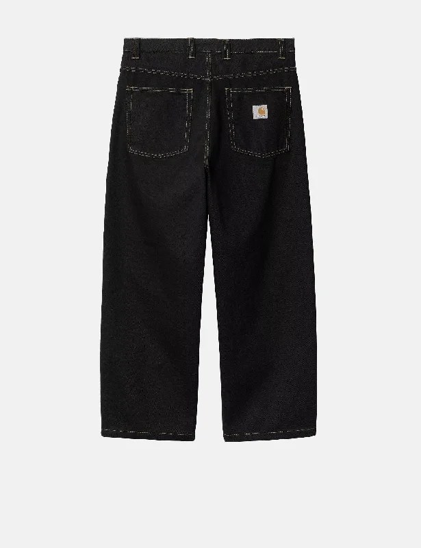 Black And White Style Carhartt WIP Brandon Pant - Black Rinsed