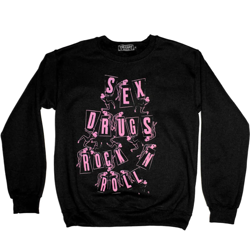 Fashion And Simplicity Sex Drugs Rock N Roll Crewneck - (2 COLORS)