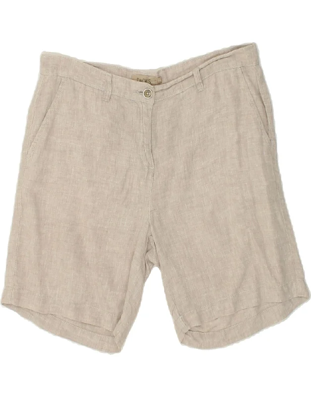 Retro Dress DACK'S Womens Chino Shorts IT 46 Large W34 Grey Linen