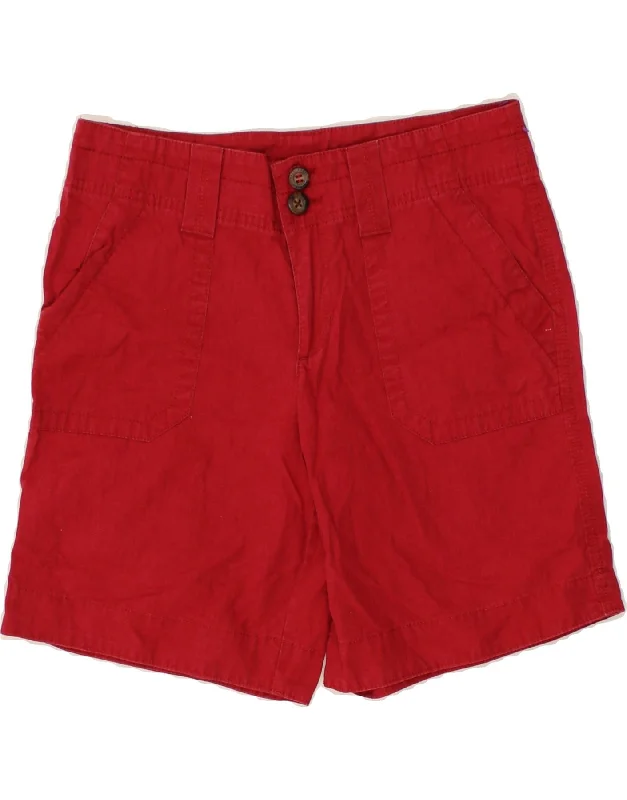 Elegant Wear EDDIE BAUER Womens Chino Shorts US 2 XS W28  Red Cotton