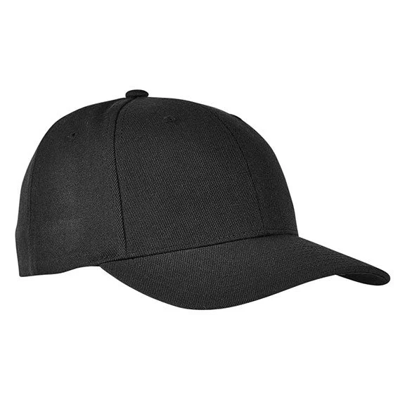 Versatile Wear 6789M - Yupoong Premium Curved Visor Snapback Hat | Black