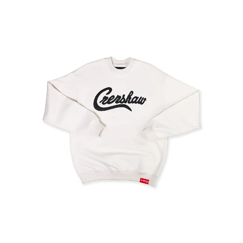 British casual Limited Edition Ultra Crenshaw Crewneck - Bone/Black