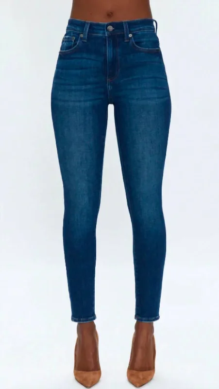 Leisure Sports Aline High Rise Skinny Jeans In Rosslyn
