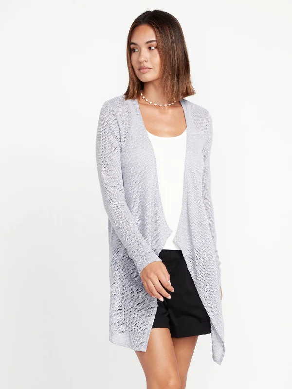 Chic Relaxation Go Go Wrap Cardigan - Moonbeam