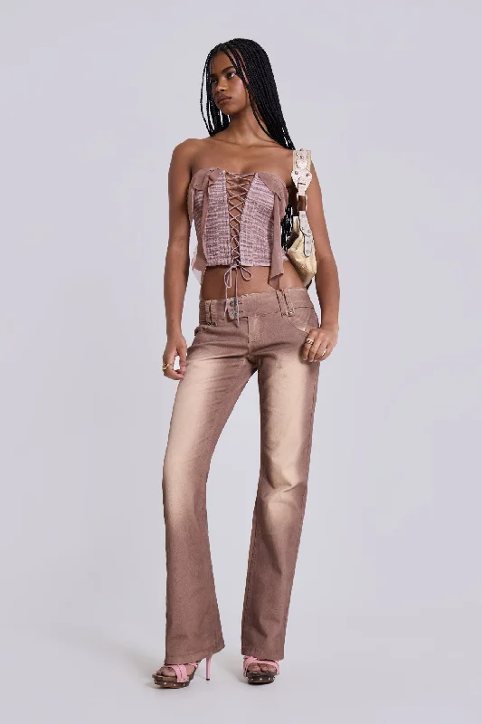 Cozy Dress Washed Dirty Mauve Thirteen Jeans