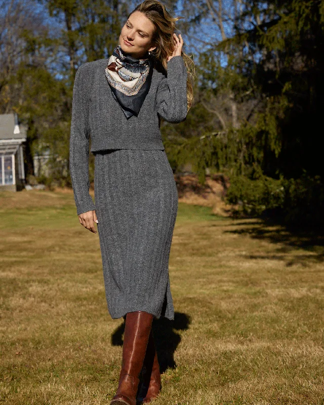 Fresh Comfort BECCA MIDI SWEATER DRESS