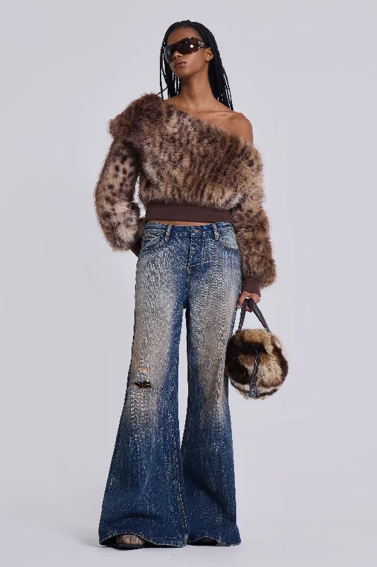Free And Comfortable Vortex Baggy Flared Jeans