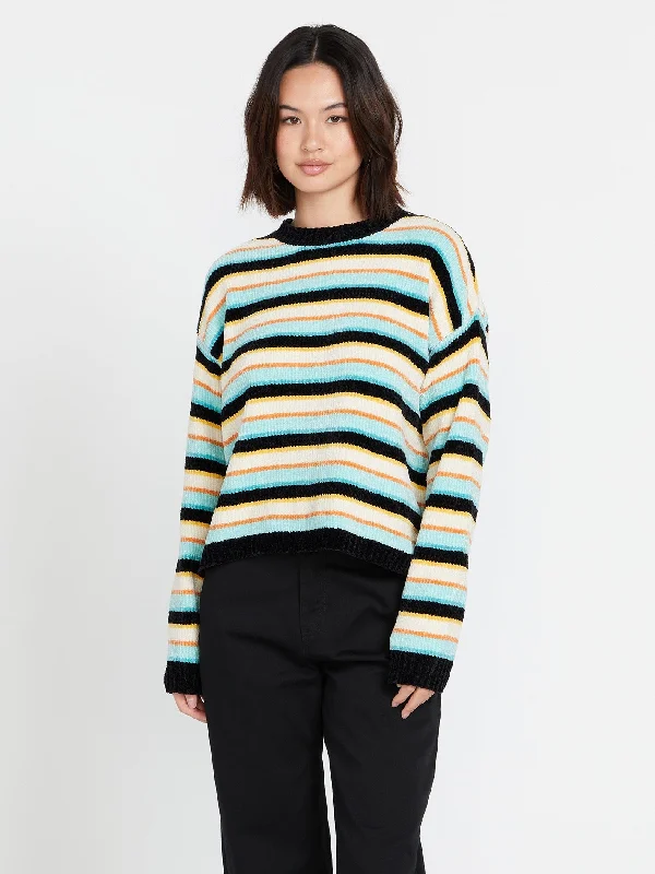 Elegant Series Bubble Tease Sweater - Glacier Blue