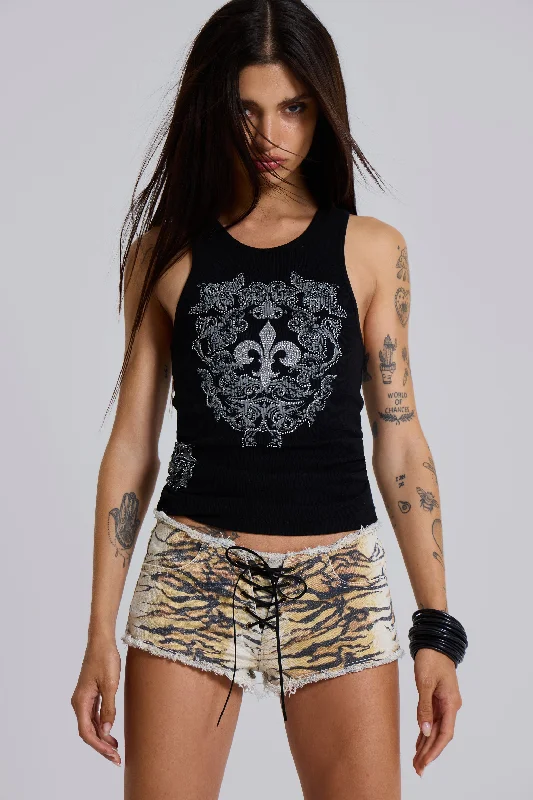 Urban Design Sense Tiger Denim Hot Pants