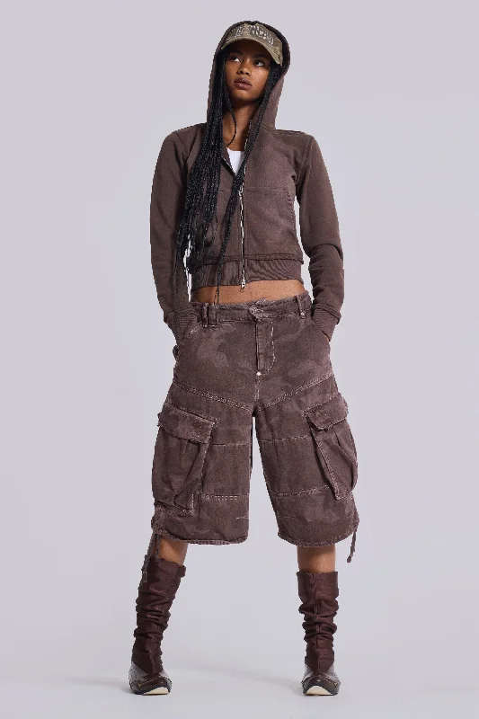 High-end Wear Cadet Brown Camo Shorts