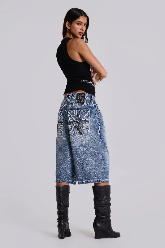 Casual Wear Rock Revival Axel Colossus Jorts