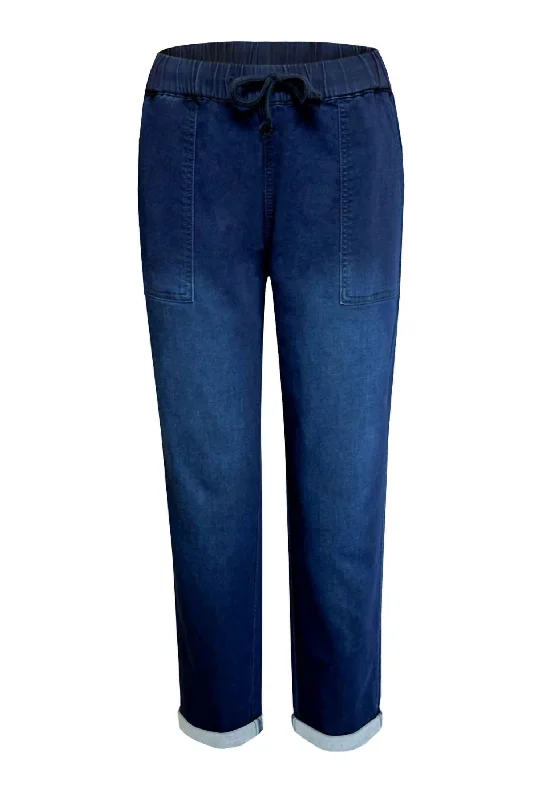 Preview New Products Women's Drawstring Waist Jean In Abyss