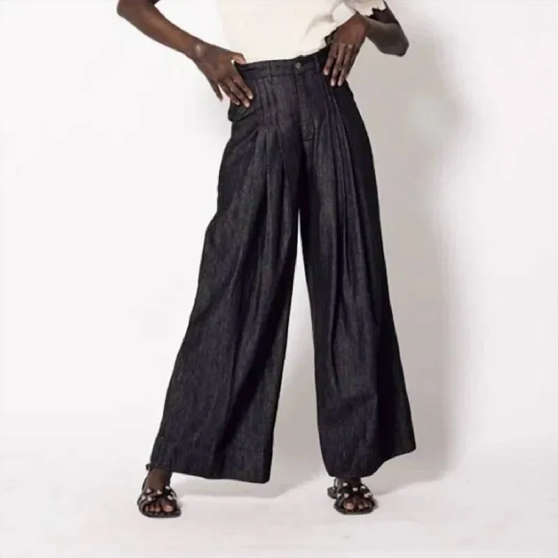 Casual Choice Garret Jean In Black Denim