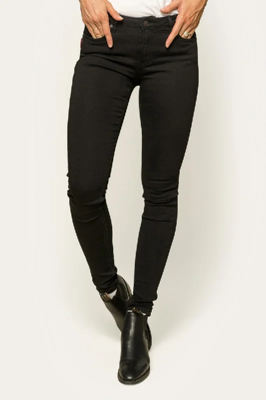 Sports Tights Sophie Womens Skinny Leg Jeans - Black